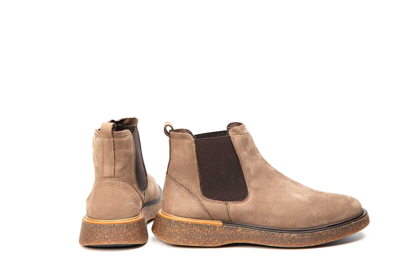 Ghete barbati casual piele naturala CATALI 061 vizon