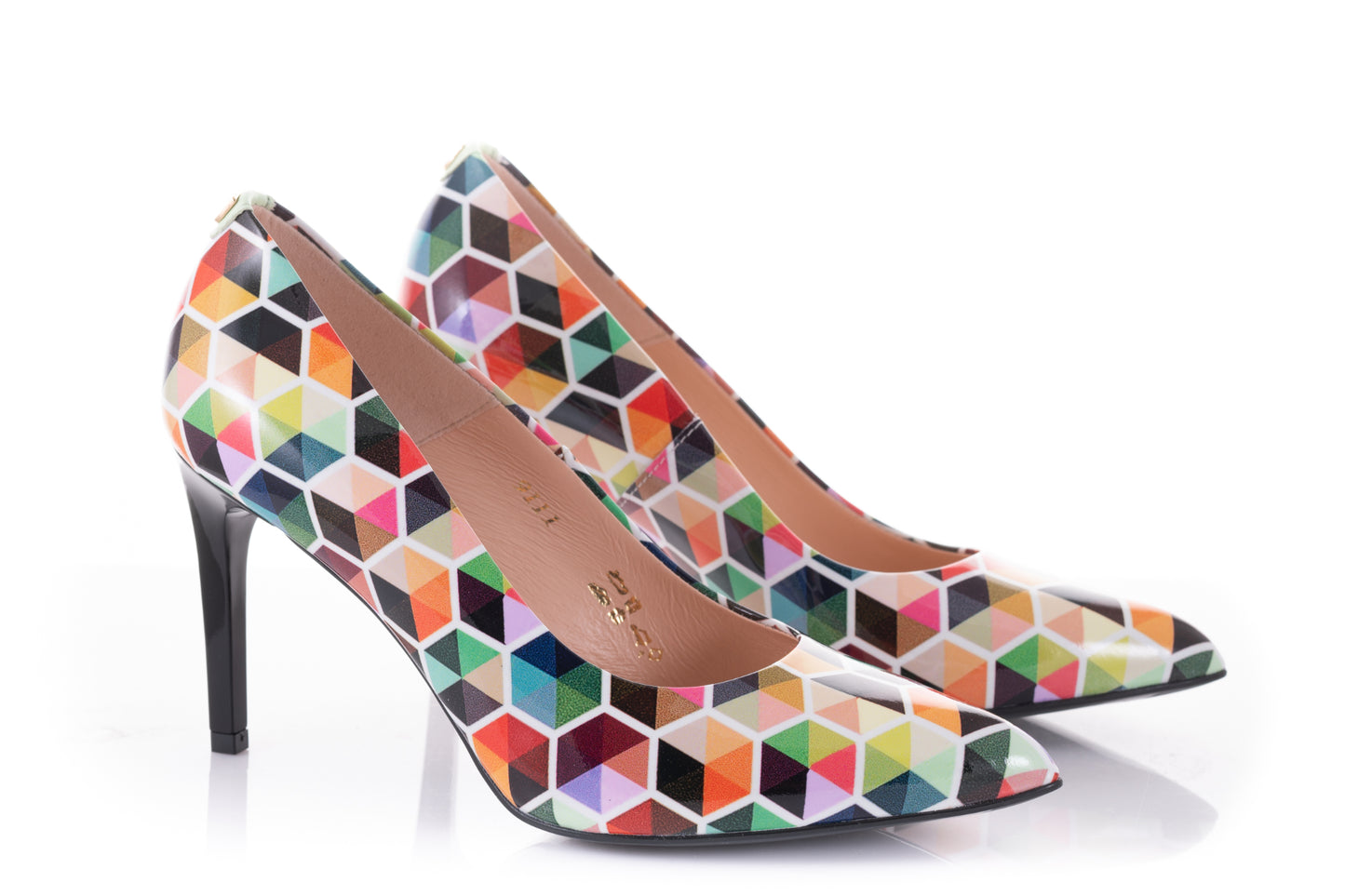 Pantofi dama eleganti piele naturala SALA 9111 romb
