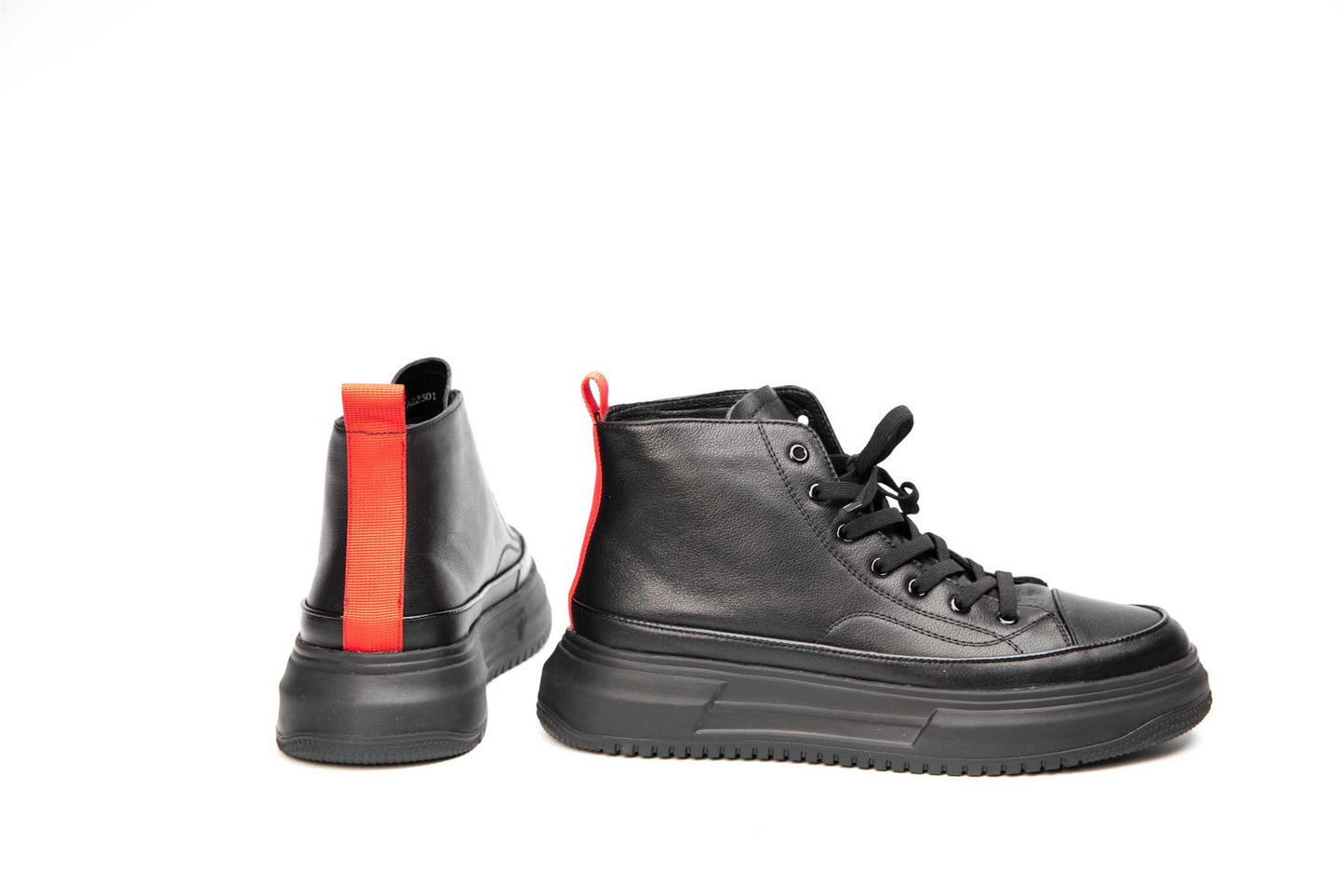 Ghete barbati casual piele naturala FRANCO GERARDO 22301 negru