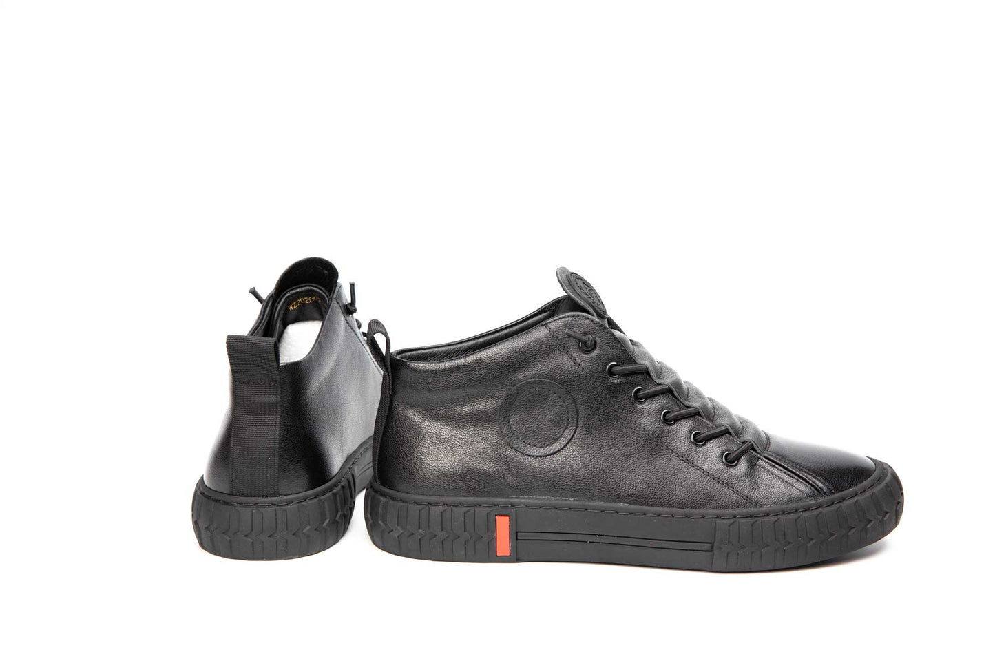 Ghete barbati sport piele naturala FRANCO GERARDO 2002 negru