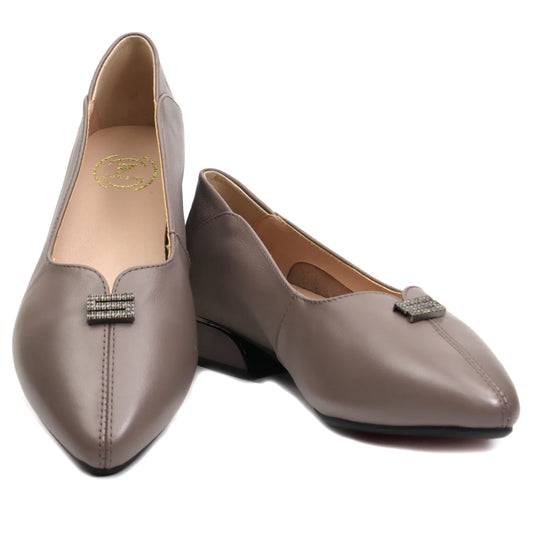 Pantofi dama piele naturala FORMAZIONE 11-211 Gri