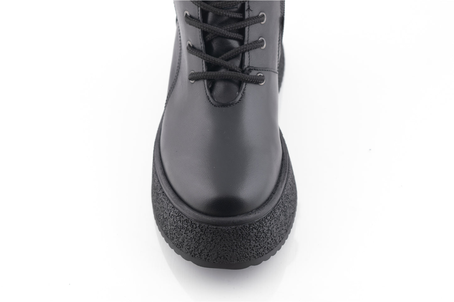Women's casual boots natural leather CATALI 042 black box