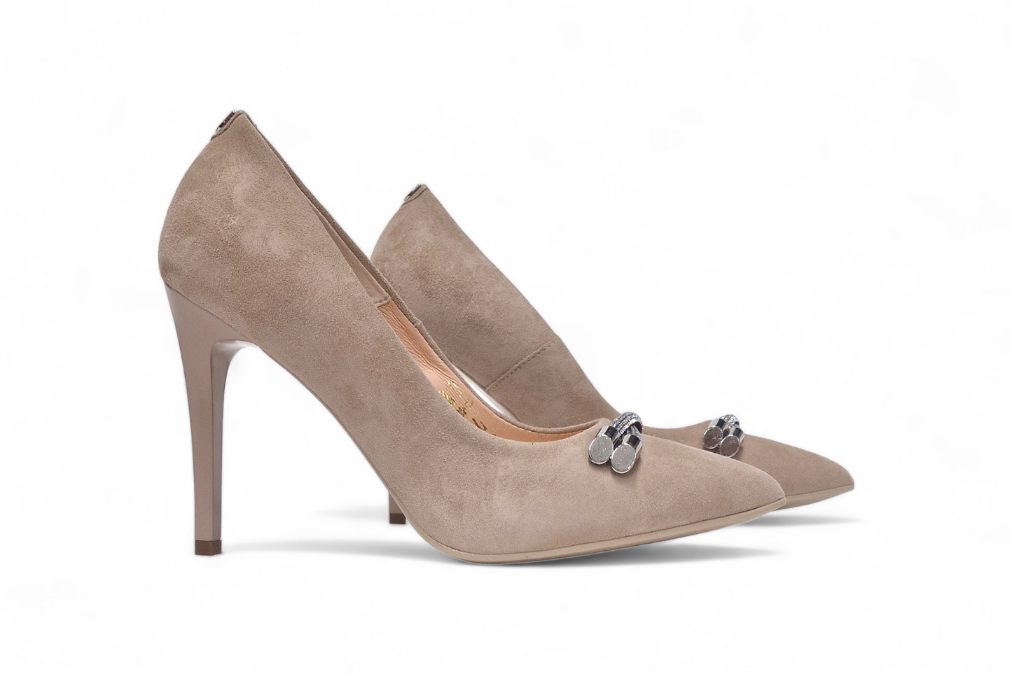 Pantofi dama eleganti piele naturala SALA 20287 ten velur