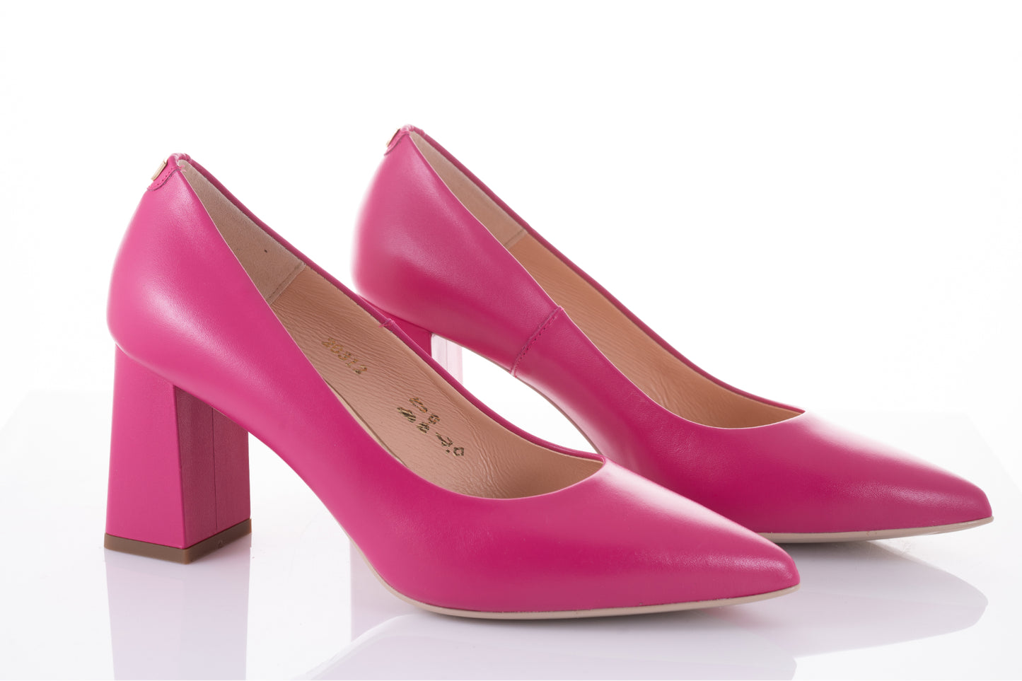 Pantofi dama eleganti piele naturala SALA 20312 fucsia
