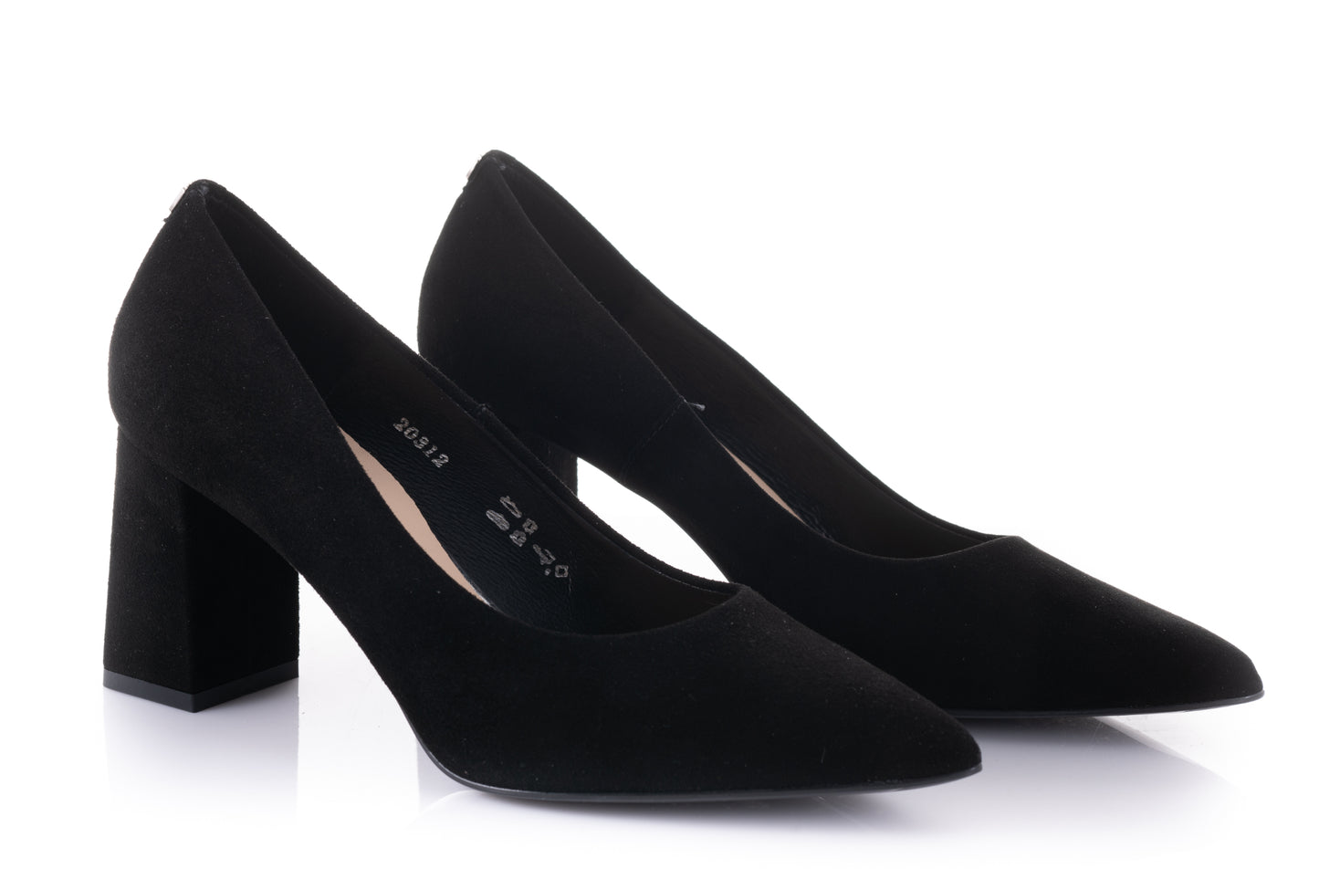 Pantofi dama eleganti piele naturala SALA 20312 negru velur
