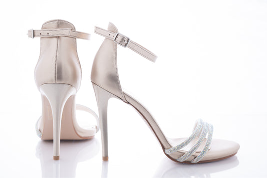 Sandale dama casual piele ecologica KARIN 6700 auriu layt