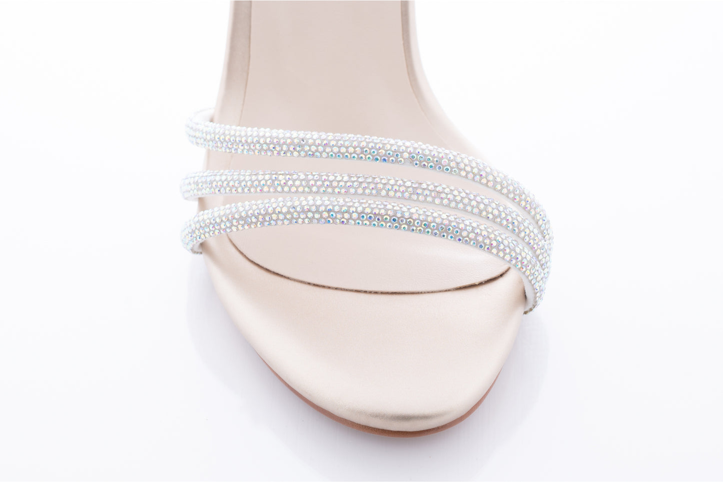 Women's casual sandals made of eco-leather KARIN 6700 gold layt