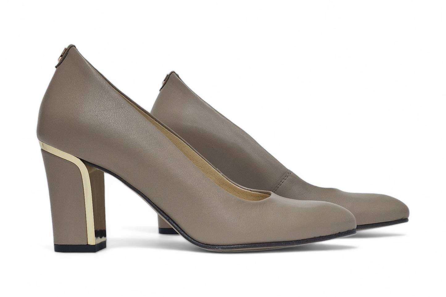 Pantofi dama eleganti piele naturala SALA 1198 vizon