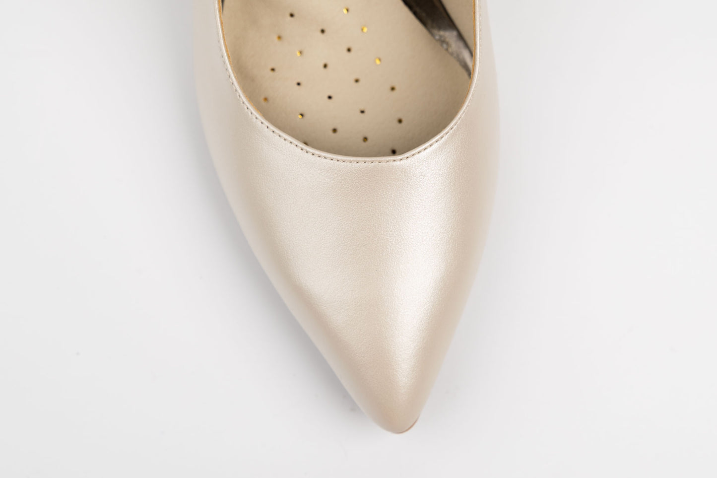 Pantofi dama eleganti piele naturala ANTONIO 5420 Bej Sidef