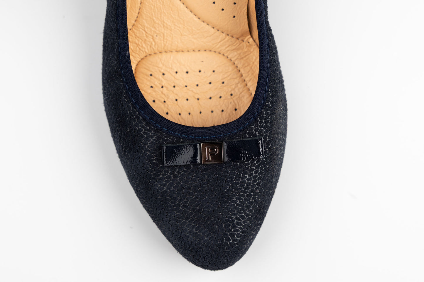 Pantofi damă piele naturală PULSO 1603 Blue Pic XXL