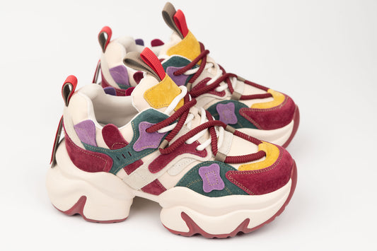 Adidași damă piele naturală FEELING 3703 Red
