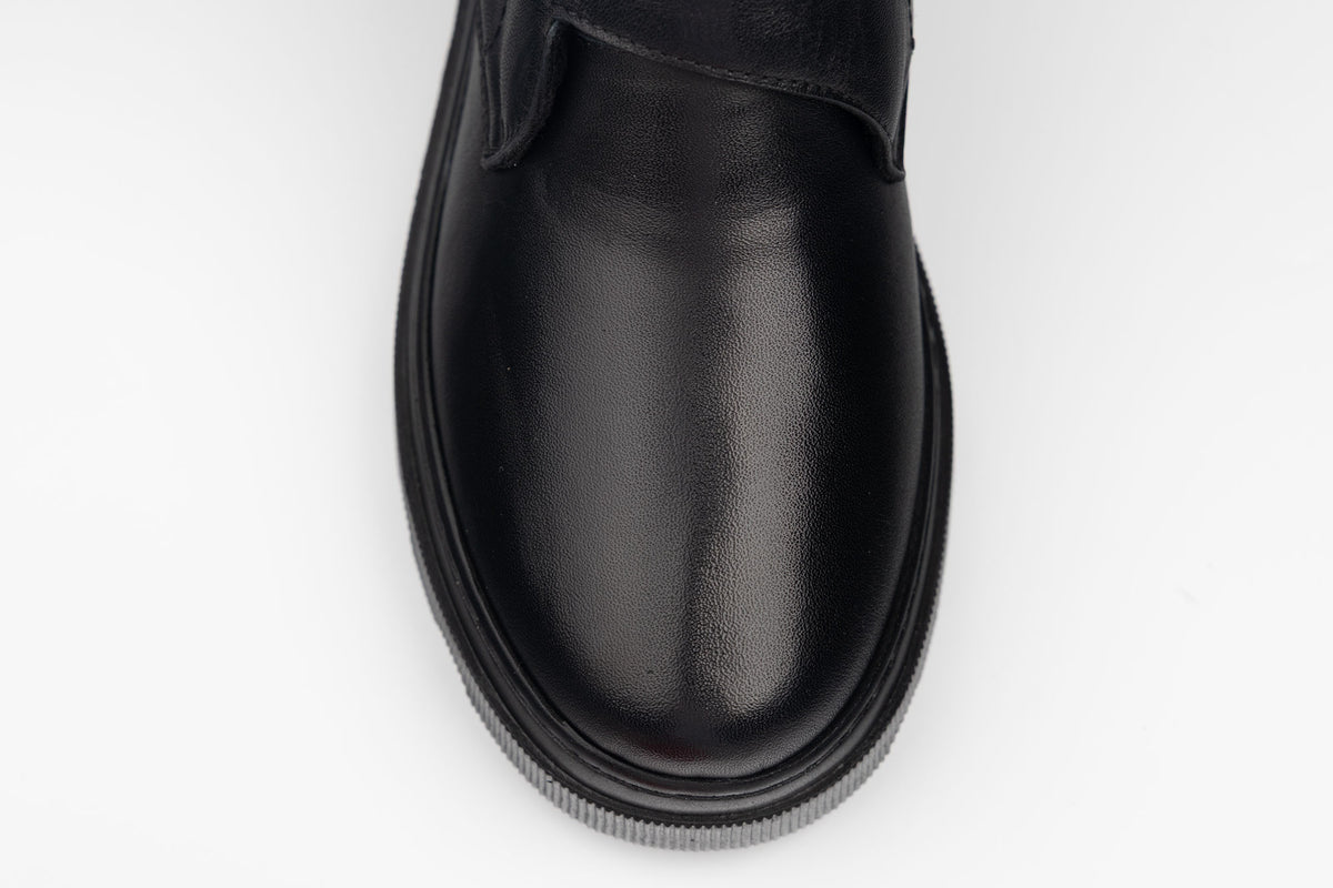 Ghete damă piele naturală DOGATI 011-4041 N box (36-41)