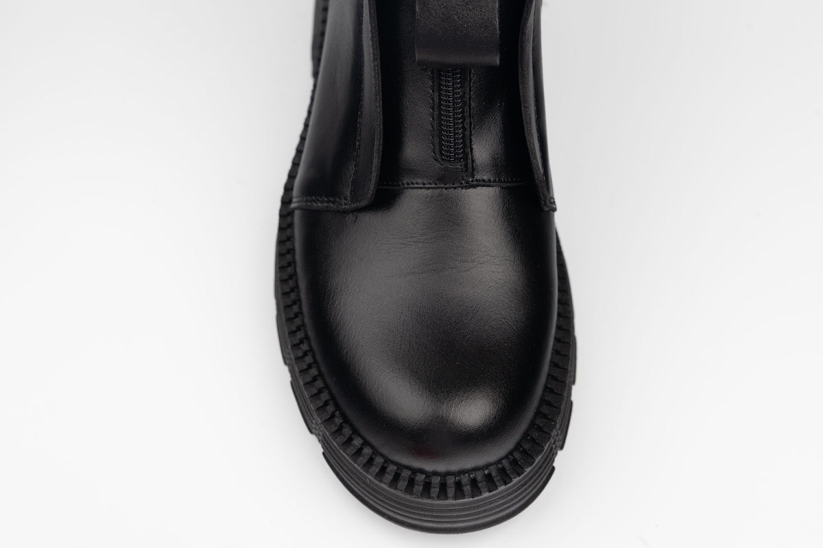 Ghete damă piele naturală DOGATI 005-5789 N box (36-40)