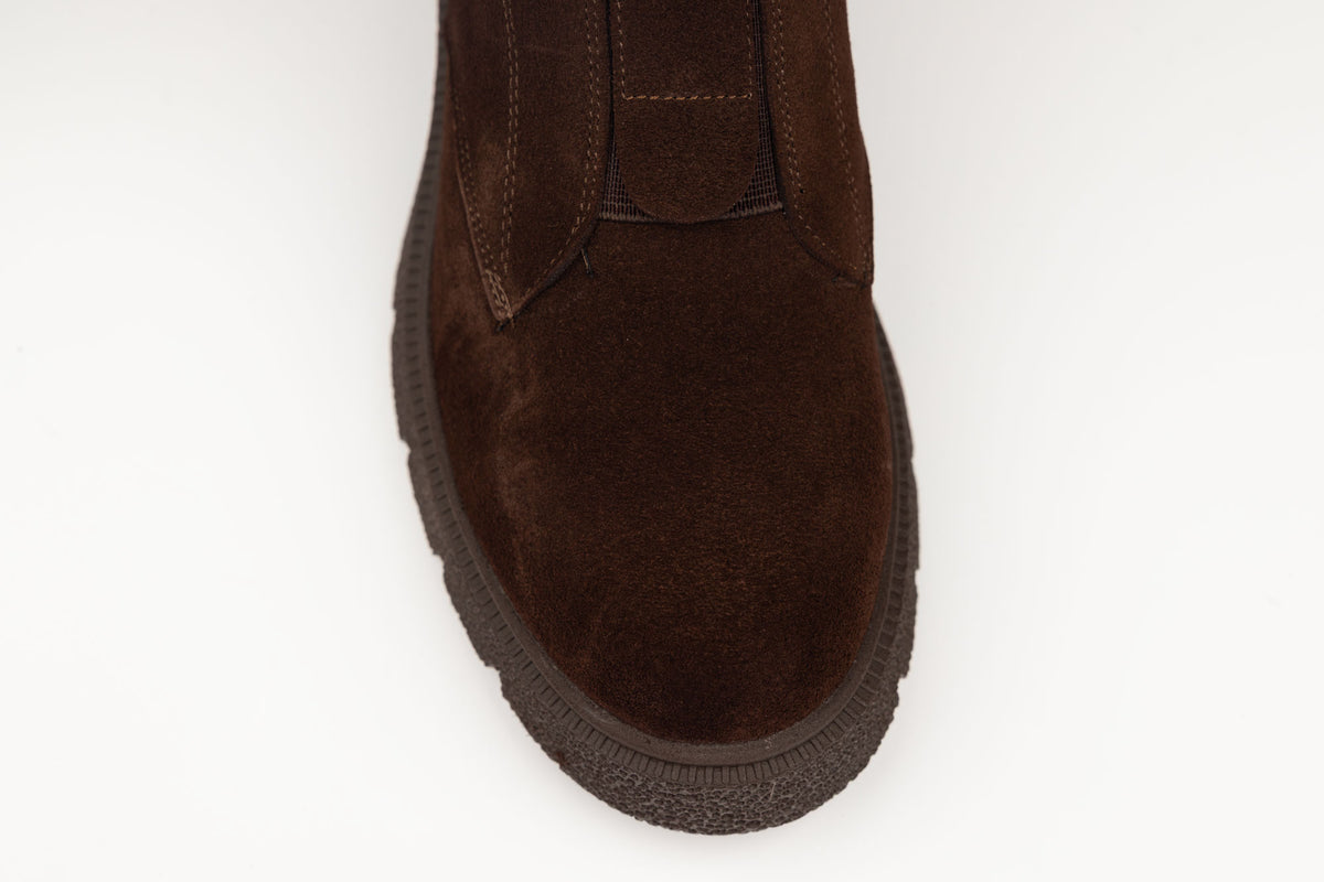 Ghete damă piele naturală DOGATI 091-24129 Cafe vel (36-40)