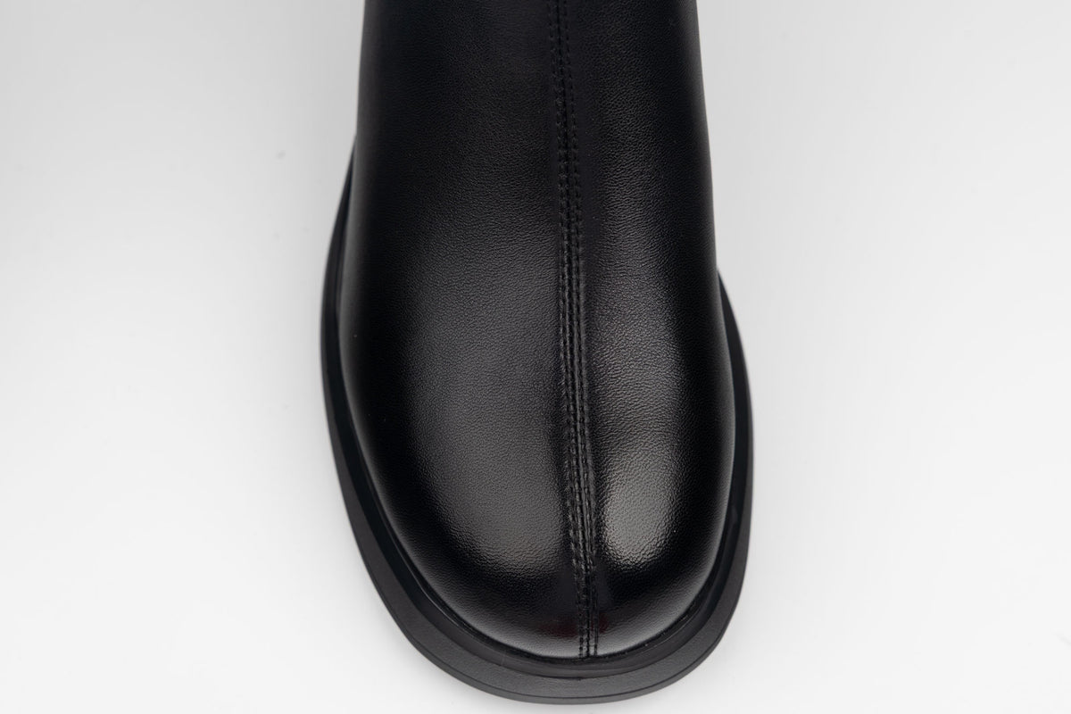 Ghete damă piele naturală BETINA 53221 N box (36-40)