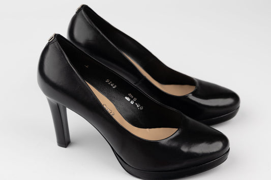 Pantofi damă piele naturală SALA 21017 N box