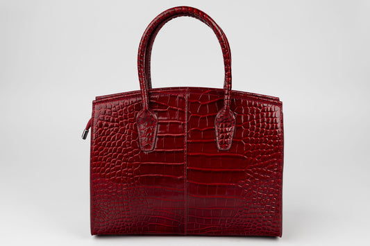 Geantă damă piele naturală FENIX FASHION 9825 Roșu
