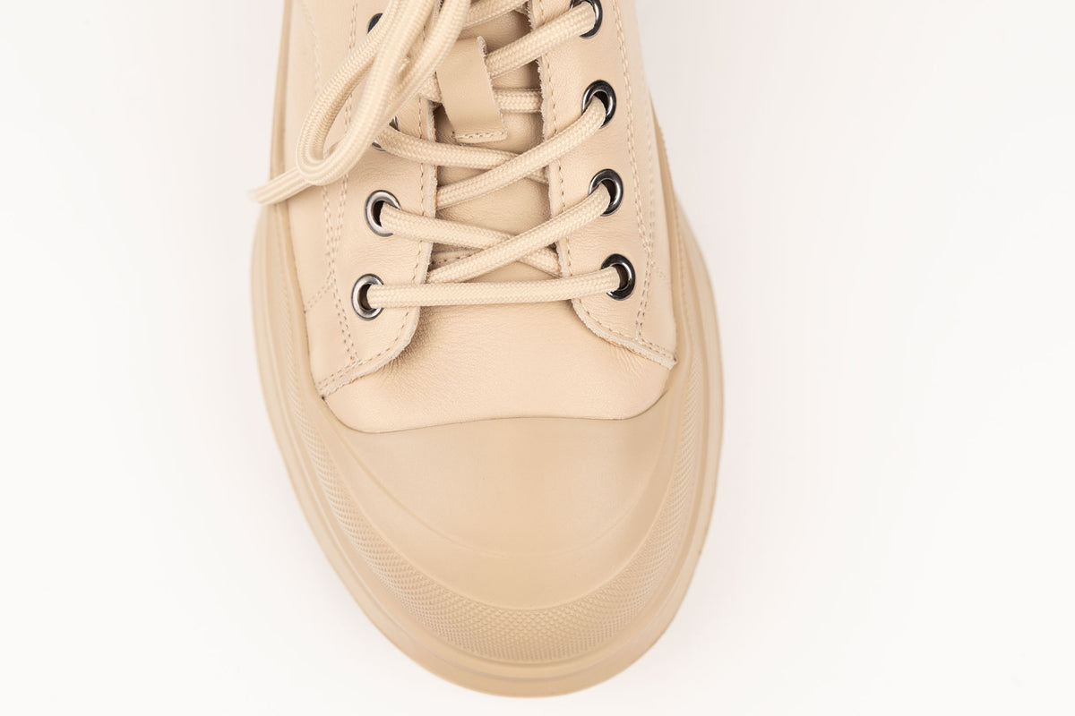 Pantofi damă piele naturală FRANCO GERARDO 6805 Crem