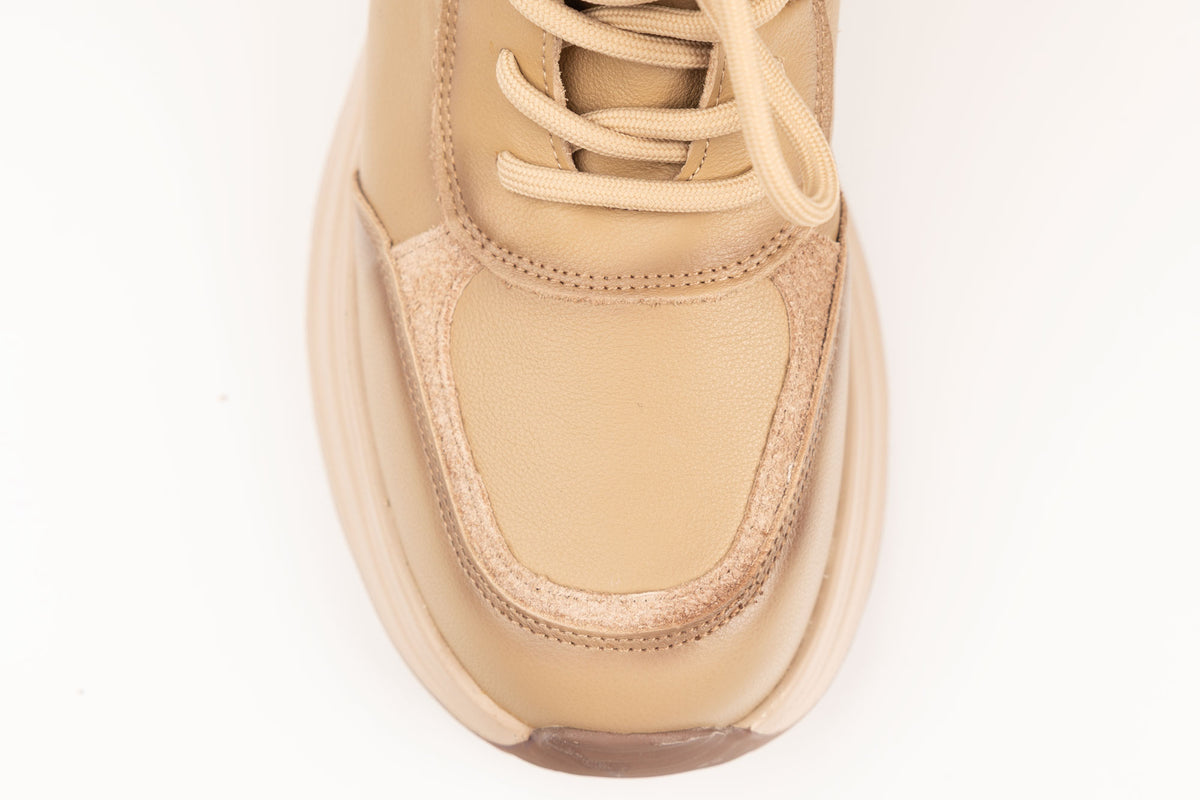 Ghete damă piele naturală FRANCO GERARDO 7150 Apricot (36-40)