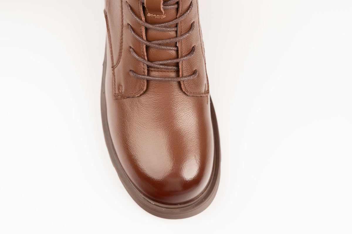 Ghete damă piele naturală GALOP 5780 Maro