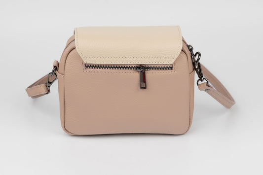Geanta din piele naturală FENIX FASHION 23317 Roz