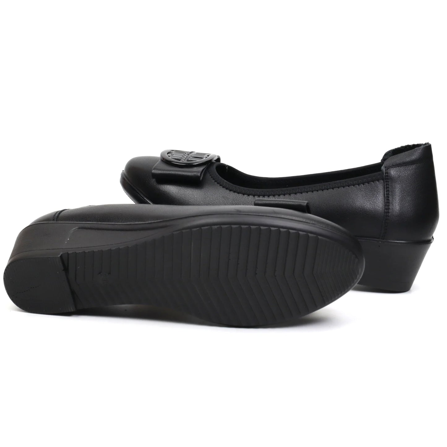 Women's casual shoes made of genuine leather FORMAZIONE 888-1 black