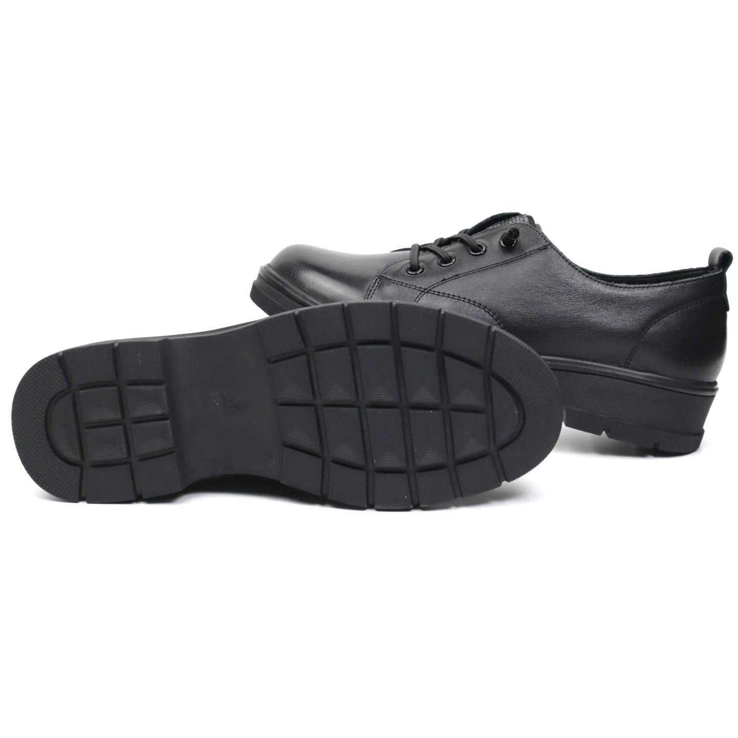 Women's casual shoes made of genuine leather FORMAZIONE 23726 black