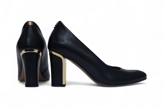 Elegant women's shoes made of genuine leather SALA 1198 black box