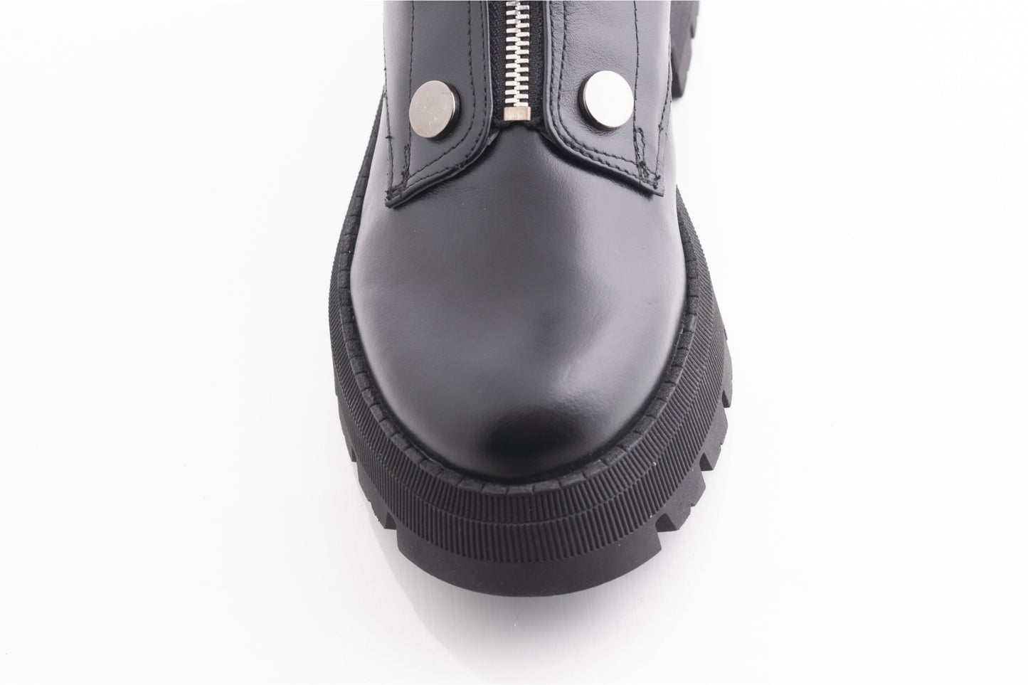 Women's casual boots made of natural leather PERLA 3002 black box