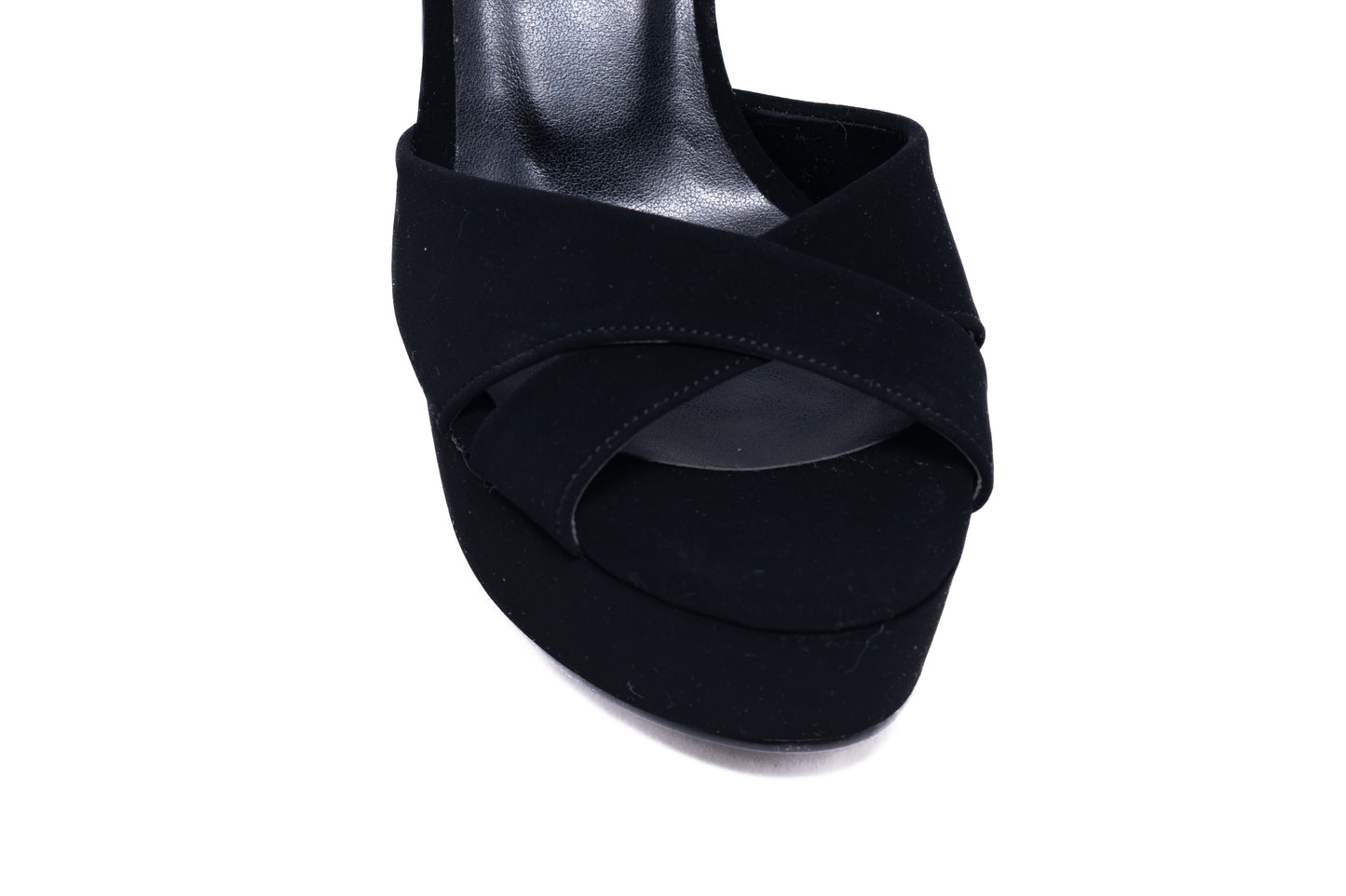 Women's sandals Karin 7232 black velour