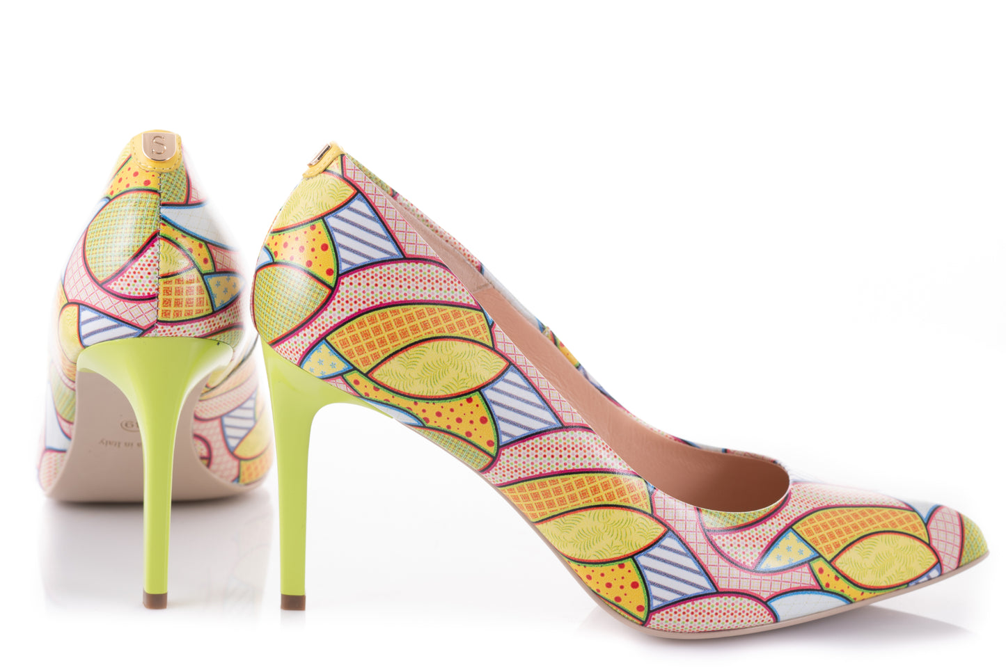 Pantofi dama eleganti piele naturala SALA 9111 multi