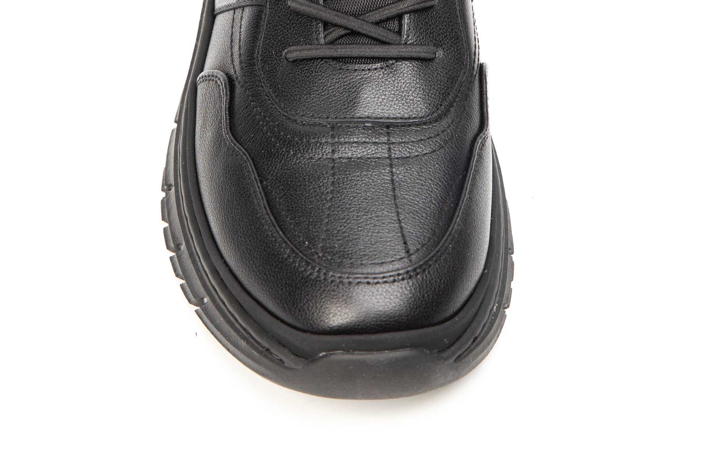 Men's sports shoes natural leather FRANCO GERARDO 2202 black