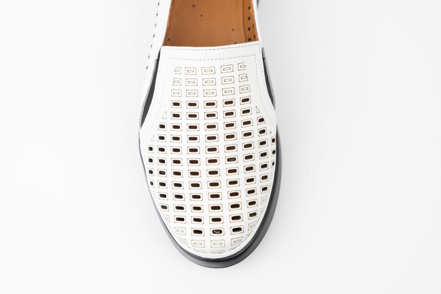 Pantofi dama piele naturală ortopedic LSD 93 Alb