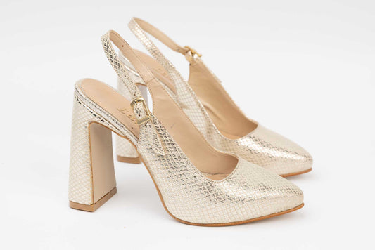 Elegant women's shoes made of natural leather LARISA Mineli