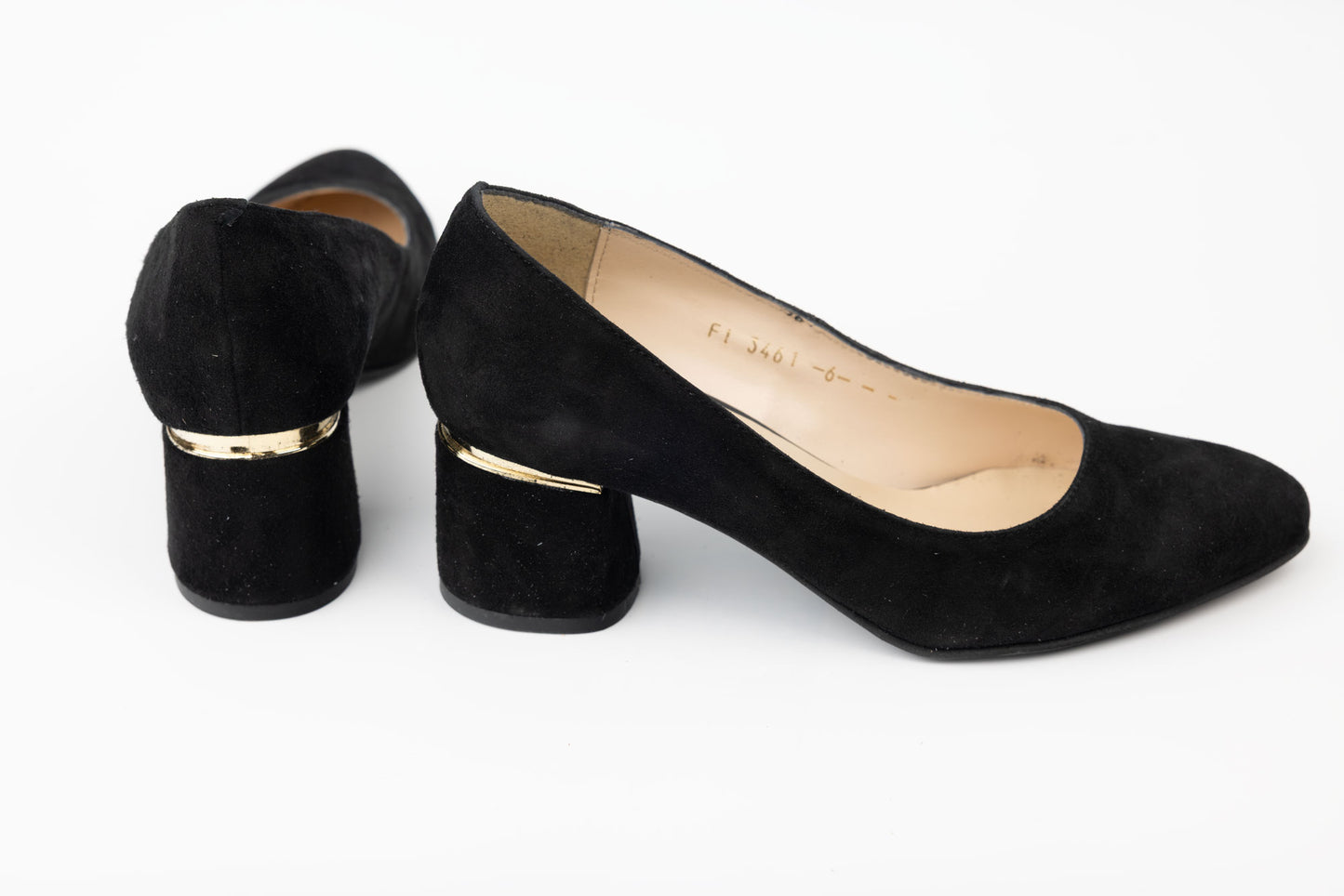 Pantofi dama piele naturală întoarsă PERLA 3461 N vel