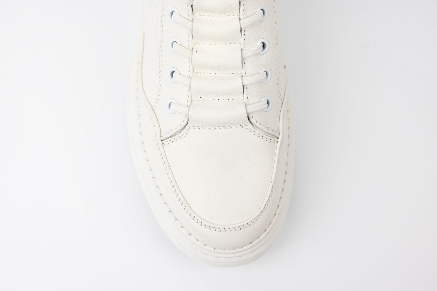 Casual shoes genuine leather JOHAN 82821 White (unisex)