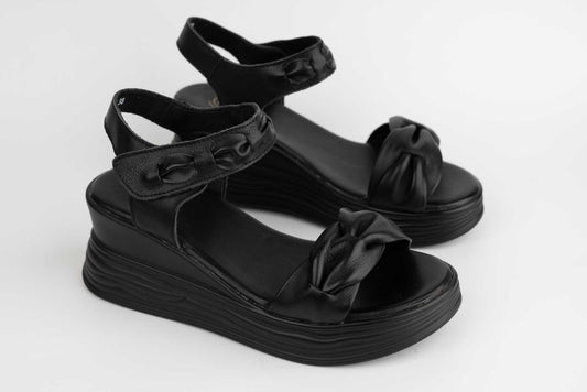 Women's casual natural leather sandals FORMAZIONE 8702 N