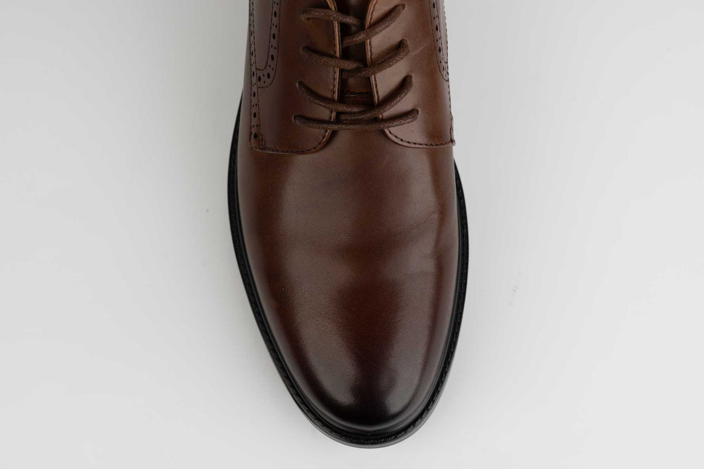 Men's genuine leather shoes JOHAN 22185 Brown