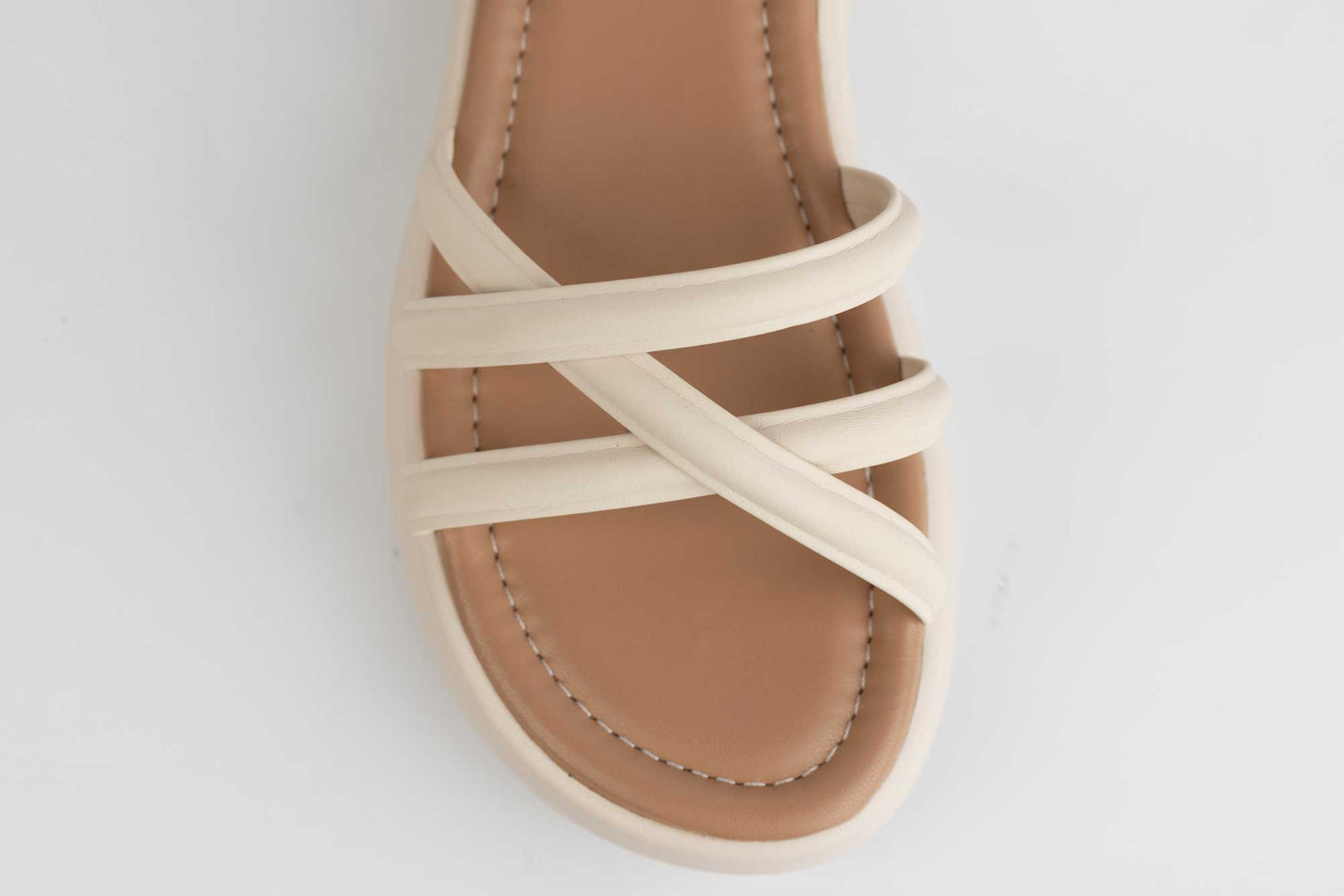 Sandale dama piele naturala FORMAZIONE 802 Crem