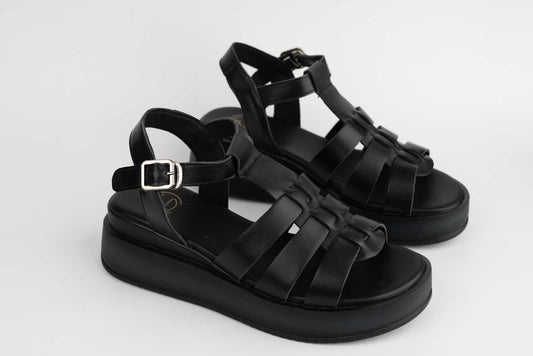 Women's sandals made of genuine leather FORMAZIONE 20295 N