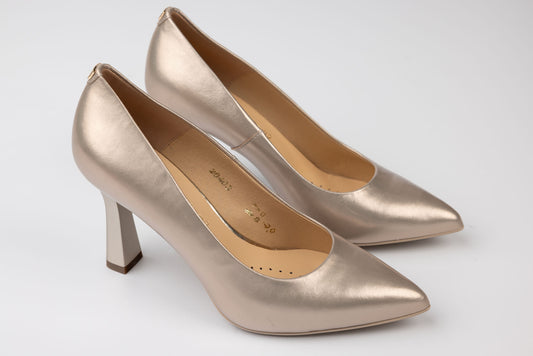 Women's genuine leather shoes SALA 20403 Gold