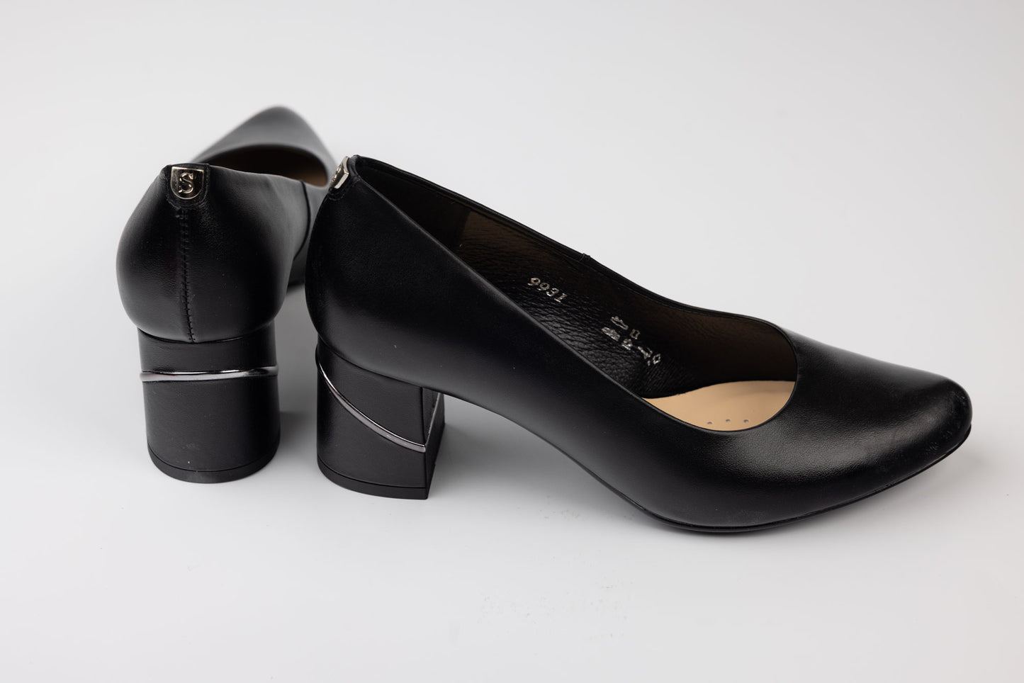Pantofi damă piele naturală SALA 9931 N box