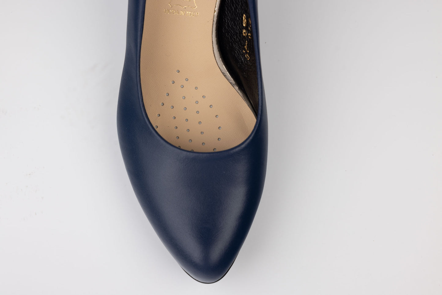Pantofi damă piele naturală 9931 Blue box