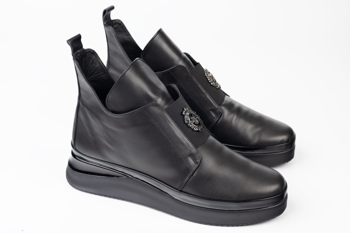 Ghete damă piele naturală DOGATI 934414 N box