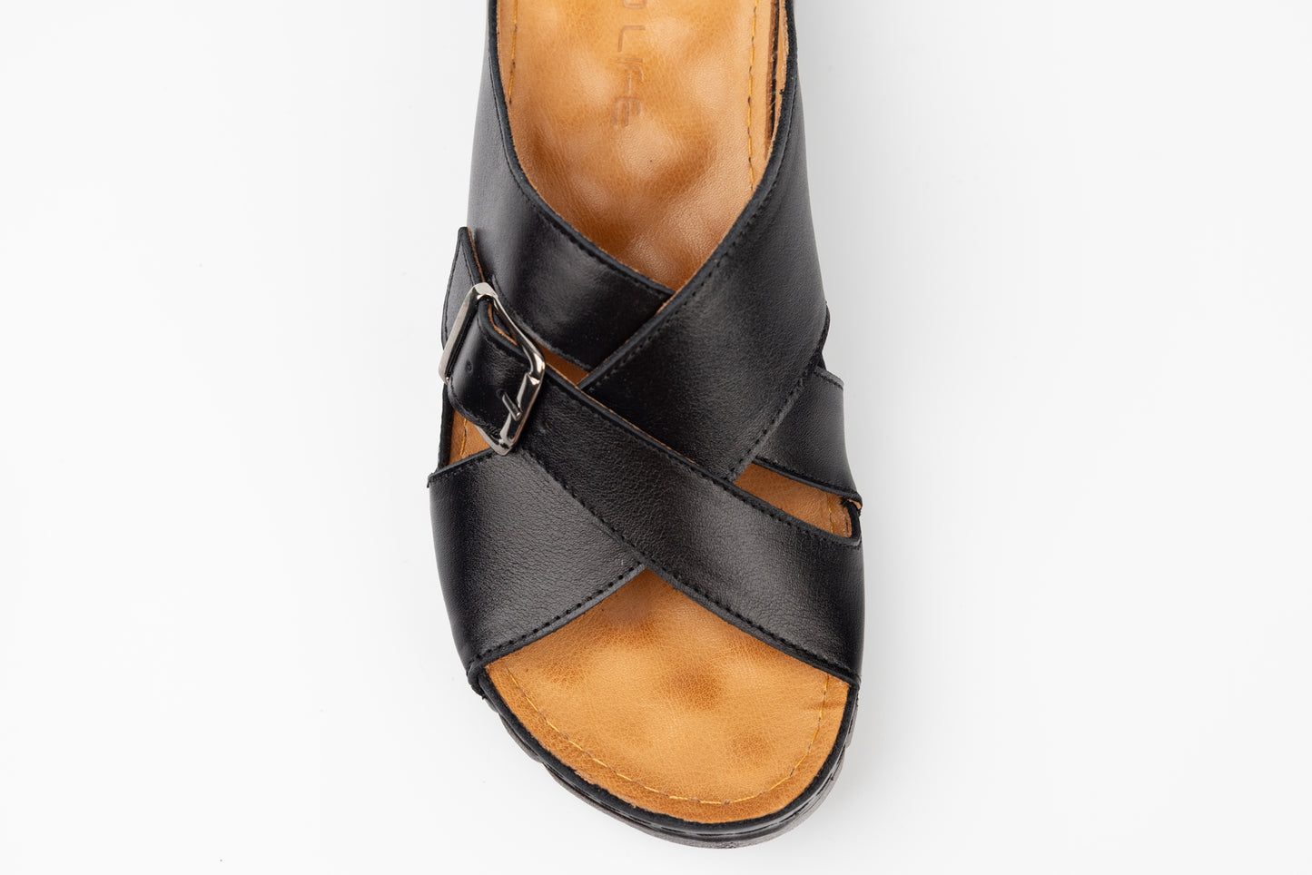 Women's genuine leather orthopedic clogs LSD 101 N