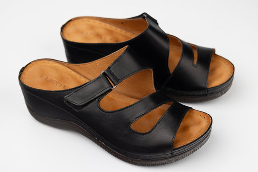 Women's genuine leather orthopedic clogs LSD 409 N