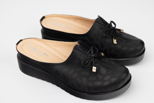 Women's genuine leather orthopedic clogs LSD 102 N