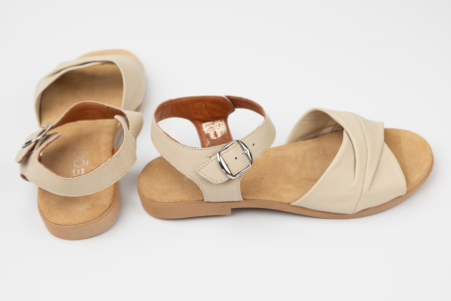 Sandale dama piele naturală PREGO 4269 Bej