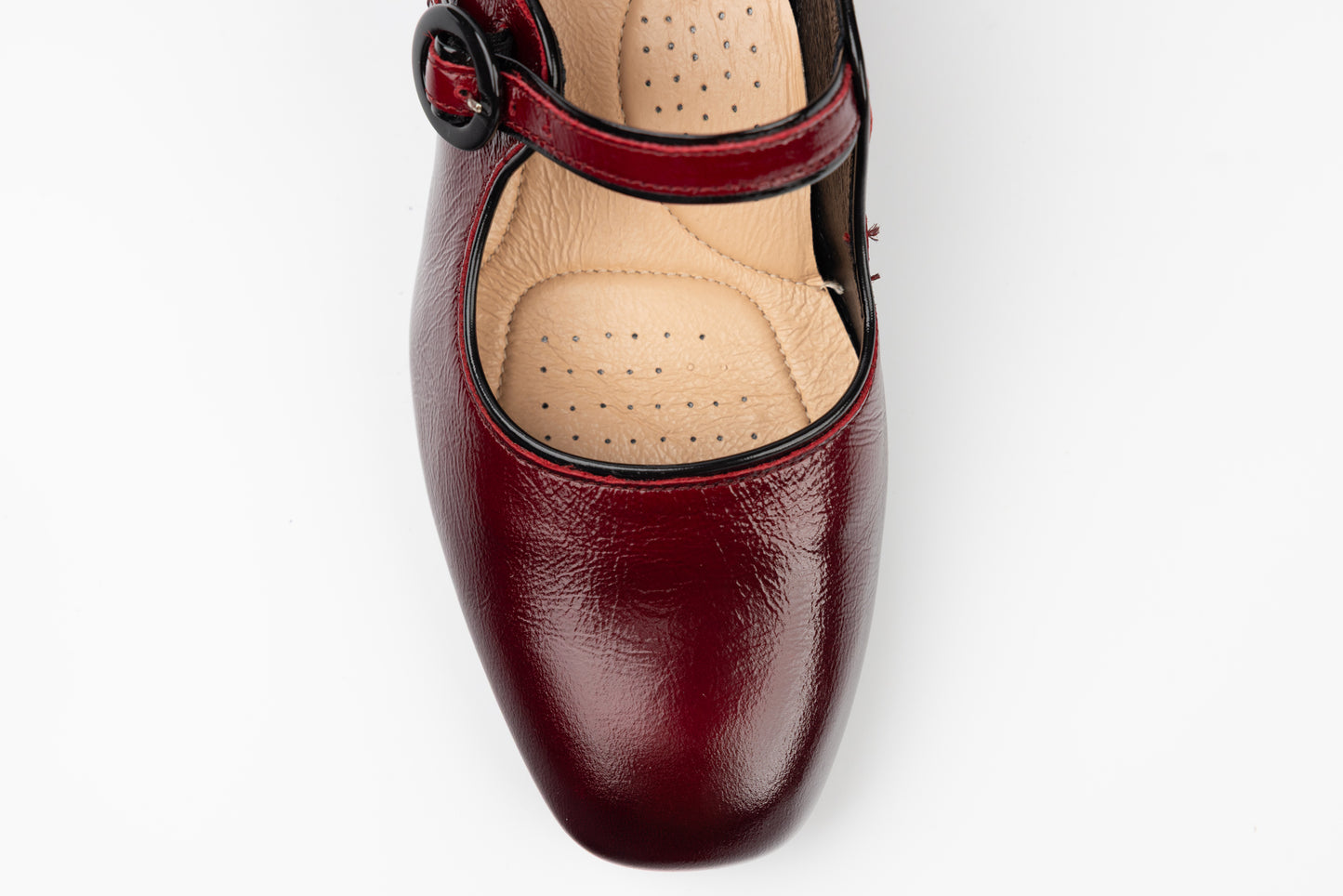 Women's genuine leather shoes PULSO 1490 Bordeaux