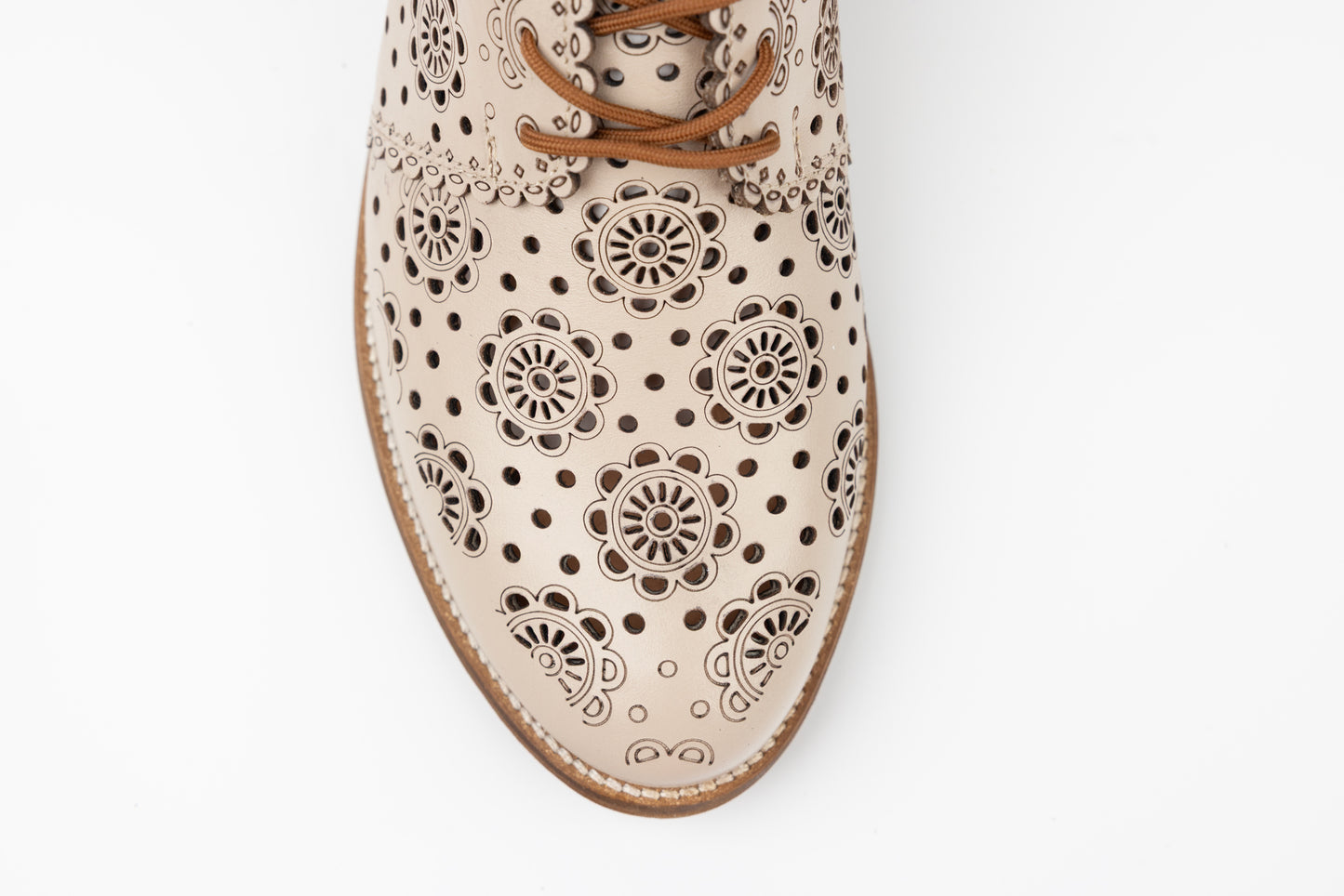 Women's genuine leather shoes PULSO 951 Beige